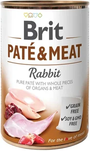 Brit Pate & Meat Dog Rabbit puszka 800g - Mokra karma dla psów - miniaturka - grafika 8
