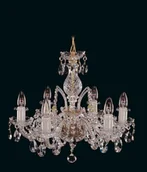 Lampy sufitowe - Elita bohemia Żyrandol kryształowy 6-ramienny - Bohemia L 120/6/02 - miniaturka - grafika 1