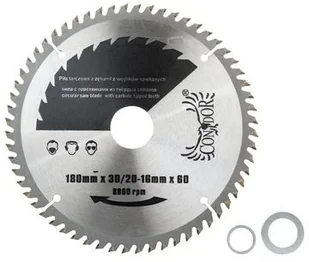 Piła tarczowa do drewna 180 mm x 60 T Condor - Tarcze do pił - miniaturka - grafika 2