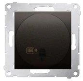 Wyłączniki światła i elektryczne - Kontakt Kontakt_Simon Łącznik zdalnie sterowany z przekaźnikiem (moduł) 8(2) A. 230V brąz mat Wymagana instalacja 3-przewodowa DWP10P.01/46 - miniaturka - grafika 1