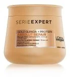 Maski do włosów - Loreal Absolut Repair złota maska regenerująca włosy uwrażliwione 250ml - miniaturka - grafika 1