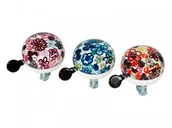 Dzwonki do roweru - Widek Dzwonek rowerowy DING DONG ART COLLECTION FLORAL 60mm 3 kolory pudełko 10szt. (NEW) A-WDK-3686 - miniaturka - grafika 1