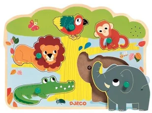 Djeco zwierzątka w ZOO DJ01708 - Układanki dla dzieci - miniaturka - grafika 3