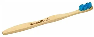 Humble Brush Humble Brush, Bambusowa szczoteczka do zębów dla dorosłych, Medium, niebieska 7350075690402 - Szczoteczki do zębów - miniaturka - grafika 2