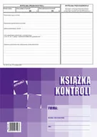 Druki akcydensowe - Emeko Tomecki I Płaczek S.k.a Druk Książka kontroli KK A5 - miniaturka - grafika 1