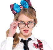 Dodatki do strojów karnawałowych - AMSCAN Okulary Kujonki - 1 szt. 999795 - miniaturka - grafika 1