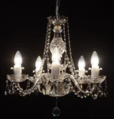 Lampy sufitowe - Elita bohemia Żyrandol kryształowy 5-ramienny - Bohemia L 111/5/02 - miniaturka - grafika 1