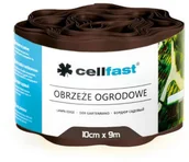 Ogrodzenia - CELLFAST Obrzeże ogrodowe faliste 10cm x 9m brązowe AP_219150 - miniaturka - grafika 1