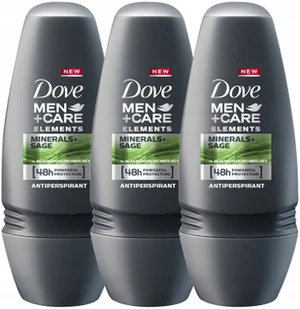 Dove Men+Care MIX Roll On w Kulce 3x50ml - Dezodoranty i antyperspiranty męskie - miniaturka - grafika 6