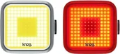 Lampki rowerowe - Knog Blinder Square Twinpack Black - miniaturka - grafika 1