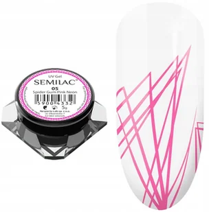 Semilac żel do zdobień SPIDER GUM róż 05 PINK NEON 59004332 - Żele do paznokci - miniaturka - grafika 3