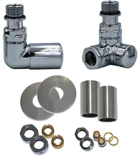 Zawór regulacyjny Vision czarny błyszczący prawy Cu All in One - Zawory i kraniki - miniaturka - grafika 2