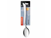 Łyżeczki - Ambition WAVE SZTUĆCE KOMPLET 3 ŁYŻECZEK DESEROWYCH NA ZAWIESZCE POŁYSK 83884 83884 - miniaturka - grafika 1