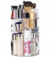 Kosmetyczki, organizery i kuferki - Organizer Na Kosmetyki Obrotowy Biżuterię Duży - miniaturka - grafika 1