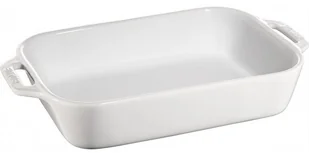 Staub COOKING PROSTOKĄTNY PÓŁMISEK CERAMICZNY 2,4 L 27 X 20 CM BIAŁY CERAMIKA 40511-146-0 - Formy do ciast Staub COOKING PROSTOKĄTNY PÓŁMISEK CERAMICZNY 2,4 L 27 X 20 CM BIAŁY CERAMIKA 40511-146-0 - Formy do ciast - miniaturka - grafika 1