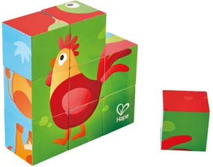 Hape klocki sześcienne - Układanki dla dzieci - miniaturka - grafika 4