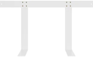 vidaXL Oparcie do sofy z palet białe 70 cm żelazo 315789 - Pozostałe meble ogrodowe - miniaturka - grafika 6