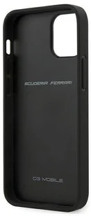 Ferrari FESNECHCP12SBK iPhone 12 mini 5,4" czarny/black hardcase On Track PU Carbon hurtel-64977-0 - Etui i futerały do telefonów - miniaturka - grafika 3