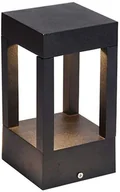 Lampy ogrodowe - Abigali Stojąca LAMPA ogrodowa QUBE ABIGALI-GLQ200WW 5W Abigali metalowa OPRAWA outdoor LED 5W 3000K zewnętrzna IP65 czarna ABIGALI-GLQ200WW 5W - miniaturka - grafika 1