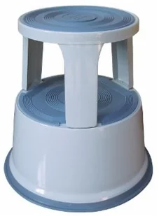 Q-Connect Q-Connect TABORET BIUROWY Q-CONNECT MOBILNY METALOWY SZARY KF04844 KF04844 - Taborety i hokery - miniaturka - grafika 3