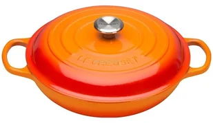 Le Creuset rondel z żeliwa, 30 cm, pomarańczowy, 30 cm 21180300902430 - Brytfanny - miniaturka - grafika 2