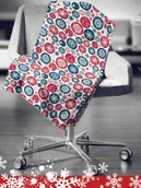 Koce - Carbotex Koc z Mikrofibry Świąteczny Płatki Śniegu 08473 - miniaturka - grafika 1