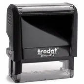 Pieczątki - Trodat Pieczątka automat 4914 czarna - poduszka czarna 64x26mm /TRE-4914CAWA/ UN357-2 - miniaturka - grafika 1