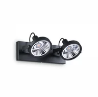 Lampy sufitowe - Ideal Lux Plafon Glim PL2 200248 nowoczesna oprawa sufitowa w kolorze czarnym 200248 - miniaturka - grafika 1