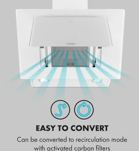 Klarstein TK15CH-Eleonora-60WH - Okapy kuchenne - miniaturka - grafika 4