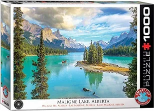 Eurographics Puzzle 1000 elementów. Jezioro Maligne, Alberta, Kanada - Puzzle - miniaturka - grafika 2