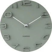 Zegary - Karlsson Zegar ścienny On The Edge zielony KA5311GR - miniaturka - grafika 1