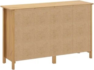 vidaXL Komoda Hill Range, miodowy brąz, 130x40x80 cm, drewno sosnowe - Komody - miniaturka - grafika 5