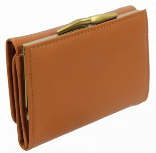 Marco (PL) Wygodny Portfel Damski (PL) 12 cm Klamra Skóra Naturalna PD-06 - Portfele - miniaturka - grafika 2