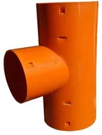 Odwodnienia, kanały i akcesoria - AGRO-DREN Trójnik drenarski TD 100 x 80 / 90 AGRO-DREN - miniaturka - grafika 1