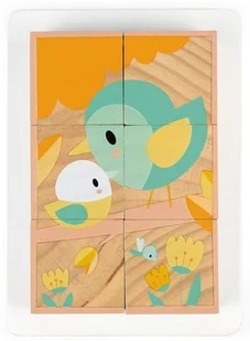 Janod Klocki drewniane puzzle 6w1 Pure 6 elementów J05158 729980 - Zabawki kreatywne - miniaturka - grafika 10