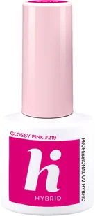 Hi Hybrid Lakier hybrydowy 5ml 219 Glossy Pink Hi Hybrid - Lakiery hybrydowe - miniaturka - grafika 2