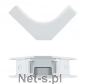 Qoltec Qoltec Narożnik wewnętrzny biały 54225 - Wtyczki i adaptery - miniaturka - grafika 2