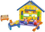 Klocki - Spin Master Klocki Big 57075 Świnka Peppa Szkoła z 2 figurkami 57075 - miniaturka - grafika 1