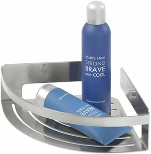 Tiger Narożny koszyk prysznicowy Caddy, srebrny, duży, 1400630946 Coram - Koszyki łazienkowe - miniaturka - grafika 2