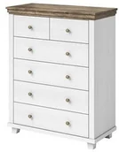 Komody - Helvetia Komoda EVORA 45 Abisko Ash + Dąb Lefkas 247DJU45 - miniaturka - grafika 1