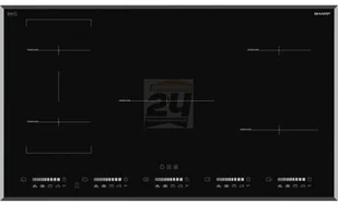 Płyta elektryczna do zabudowy Sharp KH-9I39CS00-EU - Płyty elektryczne do zabudowy - miniaturka - grafika 2