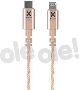 XTORM kabel USB-C Lightning 1m złoty - Kable USB - miniaturka - grafika 2