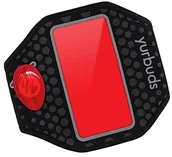 Akcesoria do MP3 - Yurbuds Yurbuds YBWNUARM02GNA sportowa bransoletka, unisex, rozmiar uniwersalny Nero/Rosso + klips YBIMUARM02BNR - miniaturka - grafika 1