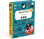 Układanki dla dzieci - Janod Magnetyczna układanka Śmieszne buzie - miniaturka - grafika 1