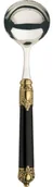 Łyżki - Casa Bugatti Łyżka do sosów Rinascimento Gold Black RIDN-02413 - miniaturka - grafika 1