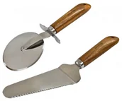 Przybory do gotowania - Kassel Lumarko Zestaw Do Pizzy Łopatka I Nożyk 93570 93570 Kinghoff - miniaturka - grafika 1