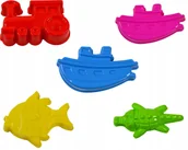Zabawki do piasku - Foremka Foremki Do Piasku Piaskownicy - 5 Szt. - miniaturka - grafika 1