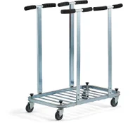 Kosze na śmieci - AJ Produkty Stojak na worki na odpadki, 2x125 litrów - miniaturka - grafika 1