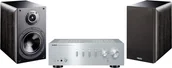 Zestawy stereo - Yamaha A-S301 srebrny) + NOTA 260 czarny) - miniaturka - grafika 1