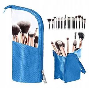 Etui na pędzle organizer kosmetyczka podróżna - Kosmetyczki, organizery i kuferki - miniaturka - grafika 3